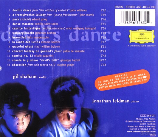 Gil Shaham: Devil's Dance [CD]