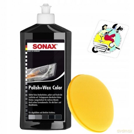 Wosk koloryzujący Sonax NanoPro czarny 296100