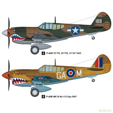 HOBBY BOSS Curtiss P40M Kitty Hawk 85801 [MODELARSTWO]