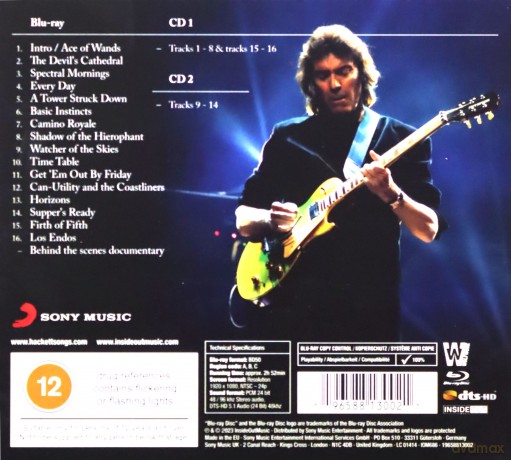 Steve Hackett: Foxtrot at Fifty + Hackett Highlights: Live in Brighton [Blu-Ray]+[2CD]