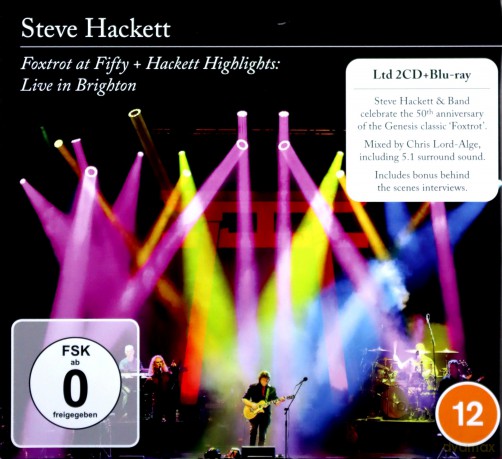 Steve Hackett: Foxtrot at Fifty + Hackett Highlights: Live in Brighton [Blu-Ray]+[2CD]