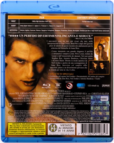 Interview with the Vampire: The Vampire Chronicles (Wywiad z wampirem) [Blu-Ray]
