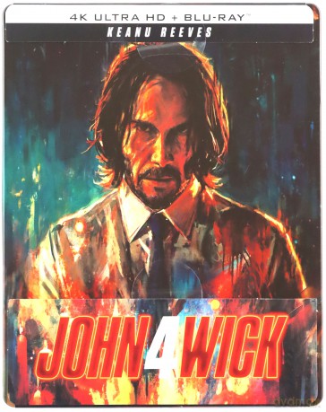 John Wick 4 Steelbook (4k+Br) (steelbook) [Blu-Ray 4K]+[Blu-Ray]