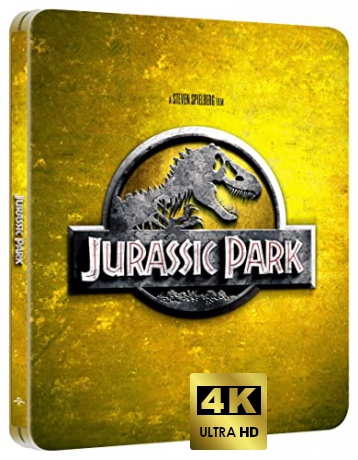 Jurassic Park (Park Jurajski) (steelbook) [Blu-Ray 4K]+[Blu-Ray]