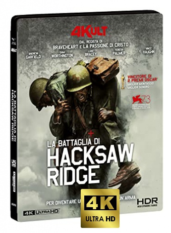 Hacksaw Ridge (Przełęcz ocalonych) [Blu-Ray 4K]+[Blu-Ray]