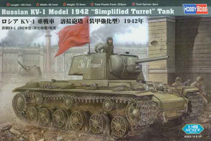 HOBBY BOSS KV1 Model 1942 Simplified 84812 [MODELARSTWO]