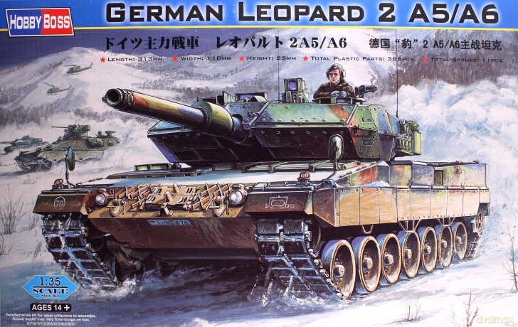 HOBBY BOSS German Tank Leopard 2 A5A6 82402 [MODELARSTWO]