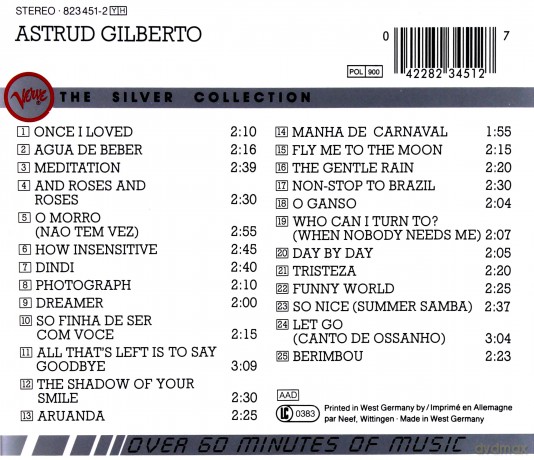 Gilberto Astrud: The Gilberto Astrud Album [CD]