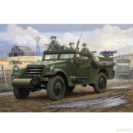 HOBBY BOSS U.S. M3A1 White Scout Car 82451 [MODELARSTWO]