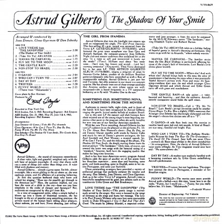 Gilberto Astrud: The Shadow Of Your Smile [CD]
