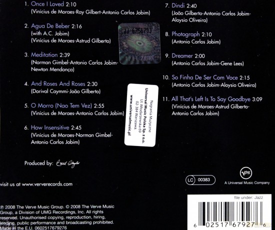 Astrud Gilberto / Antonio Carlos Jobim: The Gilberto Astrud Album (digipack) [CD]