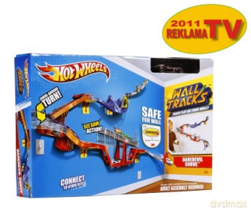 HOT WHEELS Zest. Tory Ścianowce W2104/2106 [ZABAWKA]