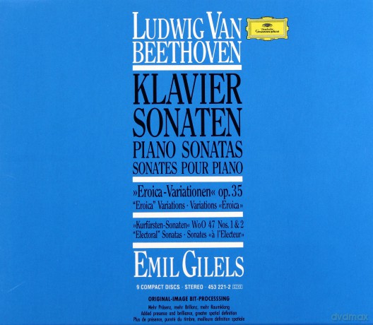 Gilels: Beethoven:Klavier Sonaten [9CD]