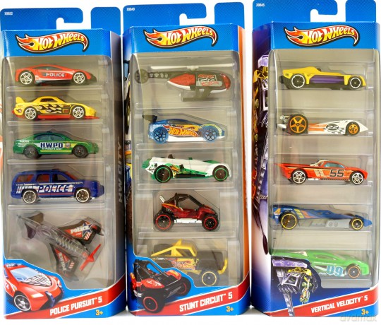 HOT WHEELS PIĘCIOPAK 1806 [ZABAWKA]