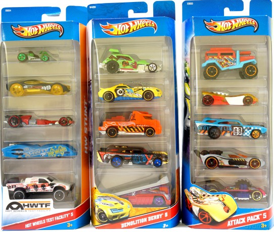 HOT WHEELS PIĘCIOPAK 1806 [ZABAWKA]