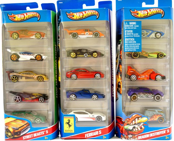 HOT WHEELS PIĘCIOPAK 1806 [ZABAWKA]