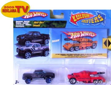 HOT WHEELS AUTOKOLOROWAŃCE 2 PAK N4439 [ZABAWKA]