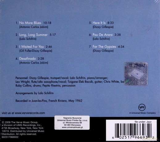 Dizzy Gillespie: Dizzy On The French Riviera (digipack) [CD]