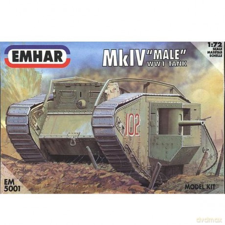 EMHAR Mk.IV MaleWWI battle tank 5001 [MODELARSTWO]