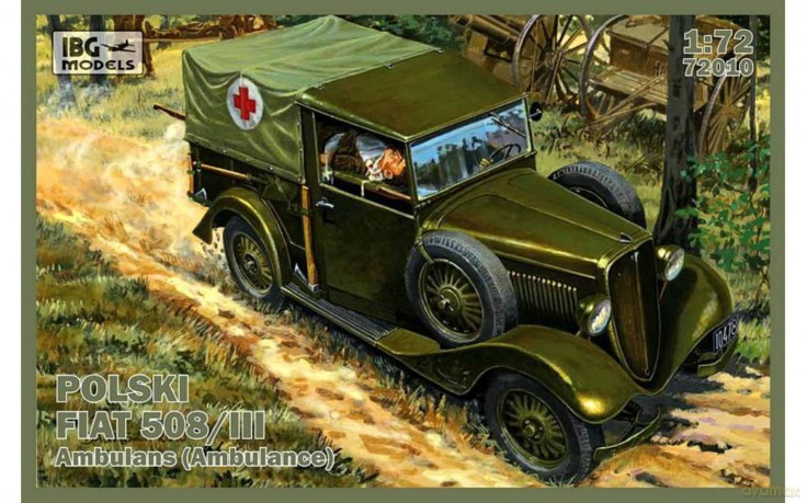 IBG Polski Fiat 508 III Ambulans 72010 [MODELARSTWO]