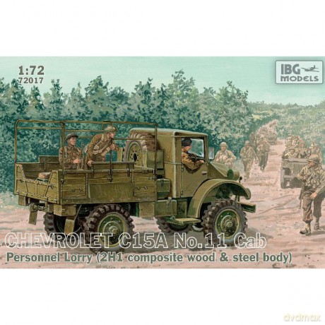 IBG Chevrolet C15A No.11 Cab Personnel 72017 [MODELARSTWO]