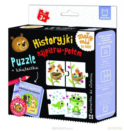 Historyjki najpierw-potem. Puzzle + książeczka - Anna Podgórska [KSIĄŻKA]