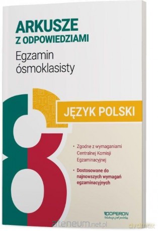 Język polski Arkusze Egzamin ósmoklasisty 2024 - Jolanta Eisner [KSIĄŻKA]