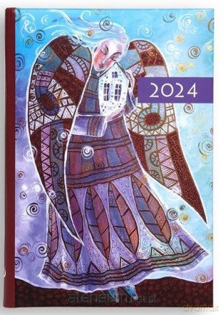 Kalendarz 2024 B7 Kolorowy - anioł [KALENDARZ]