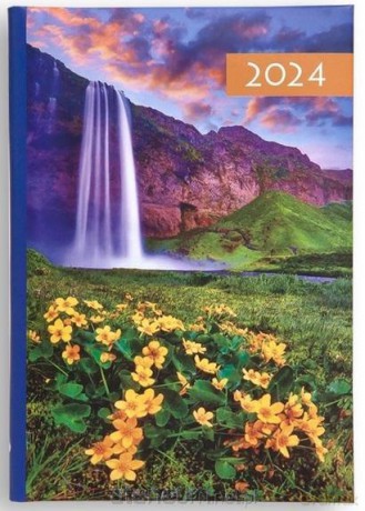 Kalendarz 2024 B7 Kolorowy - góry [KALENDARZ]
