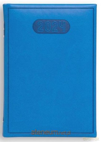Kalendarz 2024 B7 Print - niebieski [KALENDARZ]
