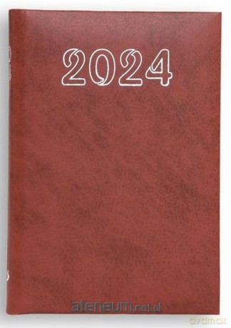 Kalendarz 2024 B7 Standard - brązowy [KALENDARZ]