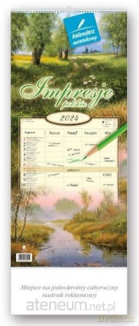 Kalendarz 2024 Notatnikowy Impresje polskie [KALENDARZ]