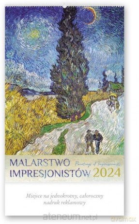 Kalendarz 2024 Reklamowy Malarstwo impresjonistów [KALENDARZ]