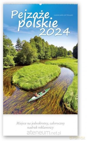Kalendarz 2024 Reklamowy Pejzaże polskie [KALENDARZ]