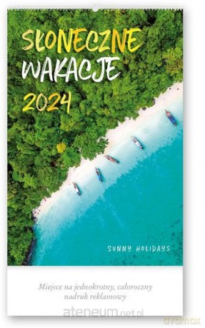 Kalendarz 2024 Reklamowy Słoneczne wakacje [KALENDARZ]