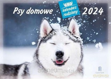 Kalendarz 2024 Rodzinny Psy domowe [KALENDARZ]