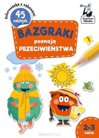 Kapitan nauka Przeciwieństa 2-3 lata [KSIĄŻKA]