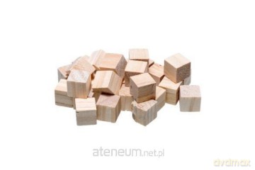 Kostki drewniane naturalne 1,5cm 21szt