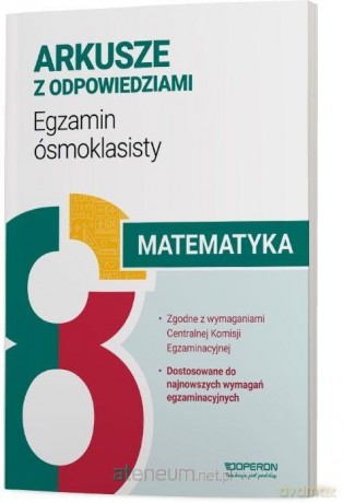 Matematyka Arkusze Egzamin ósmoklasisty 2024 - Beata Dotka [KSIĄŻKA]