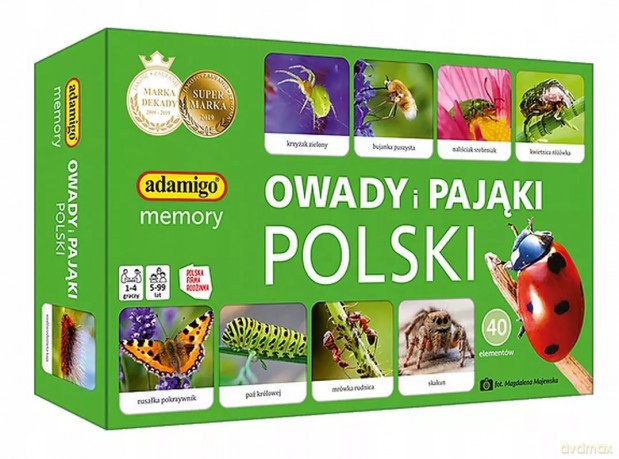 Memory - Owady i pająki Polski [GRA]