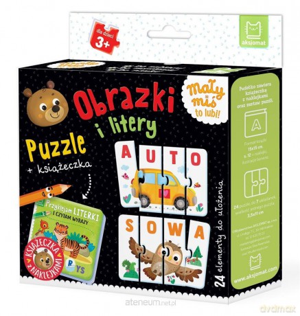 Obrazki i litery. Puzzle + książeczka - Anna Podgórska [KSIĄŻKA]