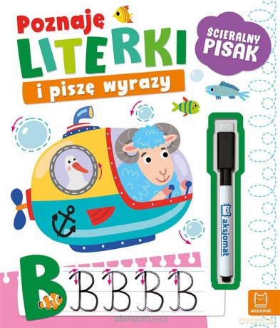 Poznaję literki i piszę wyrazy. Ścieralny pisak - Agnieszka Bator [KSIĄŻKA]