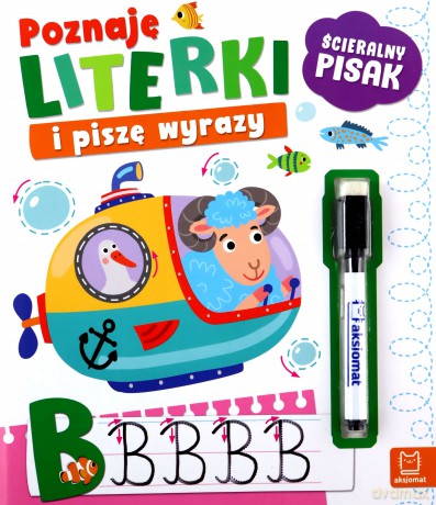 Poznaję literki i piszę wyrazy. Ścieralny pisak - Agnieszka Bator [KSIĄŻKA]