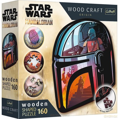 Puzzle drewniane 160 el. The Mandalorian [PUZZLE]