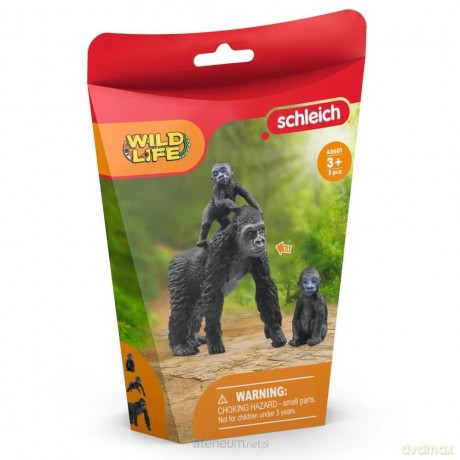 Schleich Rodzina goryli Wild Life [FIGURKA]