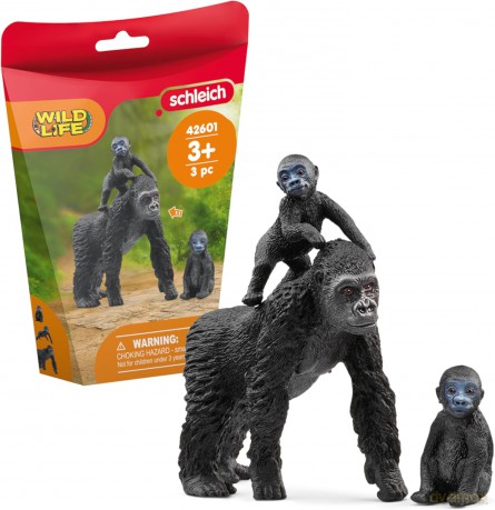 Schleich Rodzina goryli Wild Life [FIGURKA]