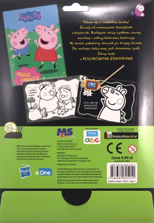 Świnka Peppa Kolorowe zdrapki cz.1 [KSIĄŻKA]