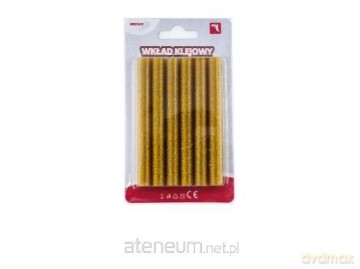 Wkład klejowy brokatowy złoty 11mmx10cm 6szt