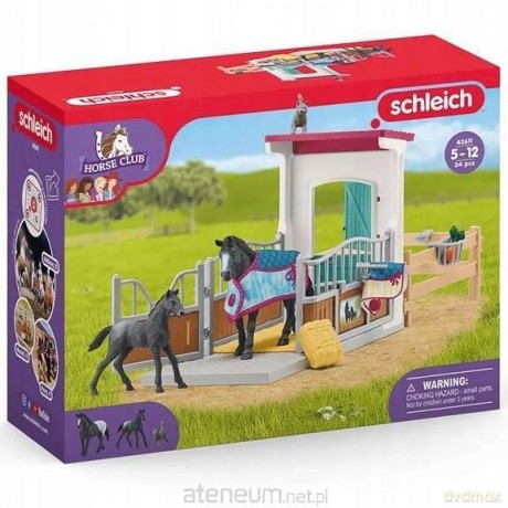 Zagroda dla koni z klaczą i źrebakiem Horse Club [FIGURKA]