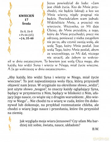 Żyć ewangelią Codzienna Ewangelia.. - Misjonarze Krwi Chrystusa [KSIĄŻKA]